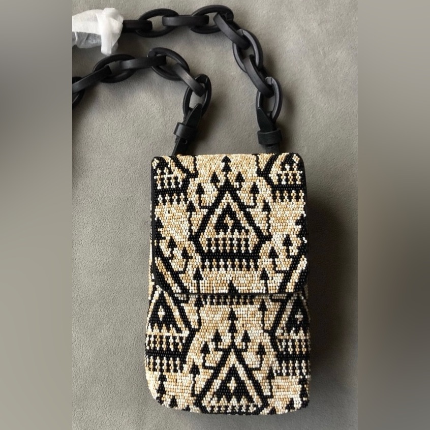 Tory Burch ~ Embellished Cross Body Phone Bag ~ Brand New!